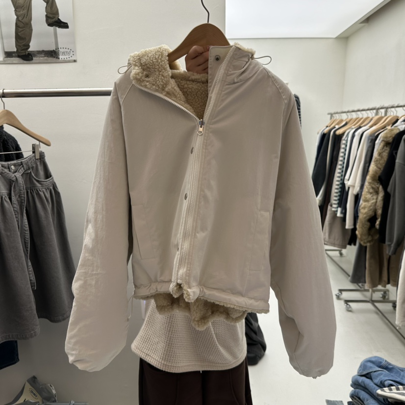 CHAV東大門㊣實拍女裝新款時尚職業推薦25秋冬人氣夾克雙面CHAV夾克圖色1