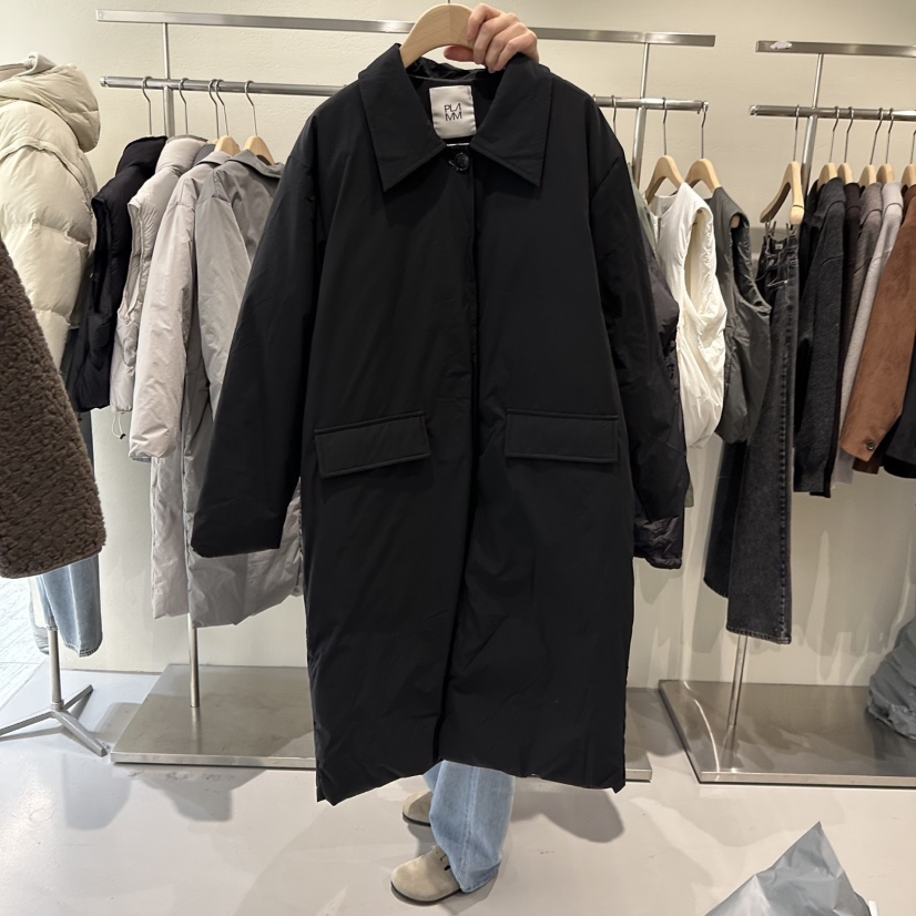 PLAMM東大門㊣直郵女士新款熱賣職業休閑時尚長款羽絨服鴨絨PLAMM長款羽絨服圖色3