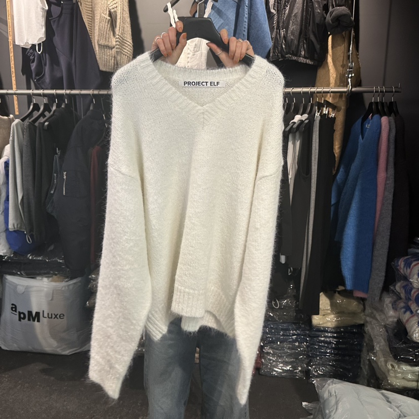 ELF-L韓國代購㊣女士新品推薦熱賣時尚25秋冬休閑職業毛衣PROJECT ELF/ELF-L毛衣圖色1