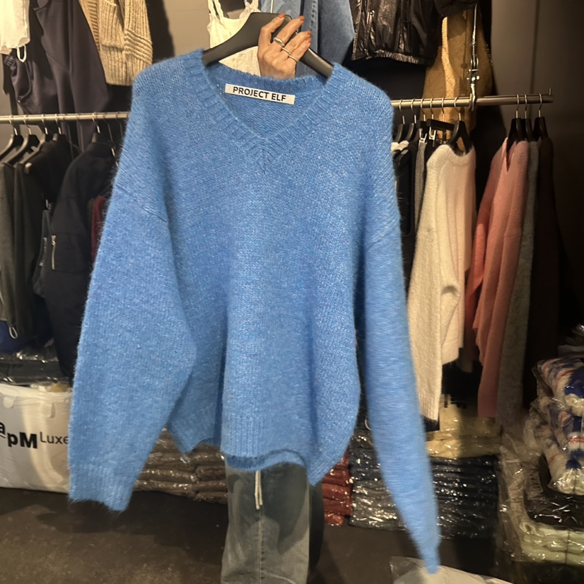 ELF-L韓國代購㊣女士新品推薦熱賣時尚25秋冬休閑職業毛衣PROJECT ELF/ELF-L毛衣圖色2