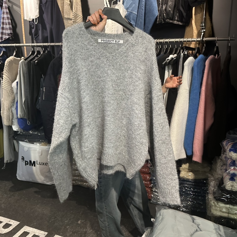 ELF-L韓國代購㊣女士新品推薦熱賣時尚25秋冬休閑職業毛衣PROJECT ELF/ELF-L毛衣圖色4
