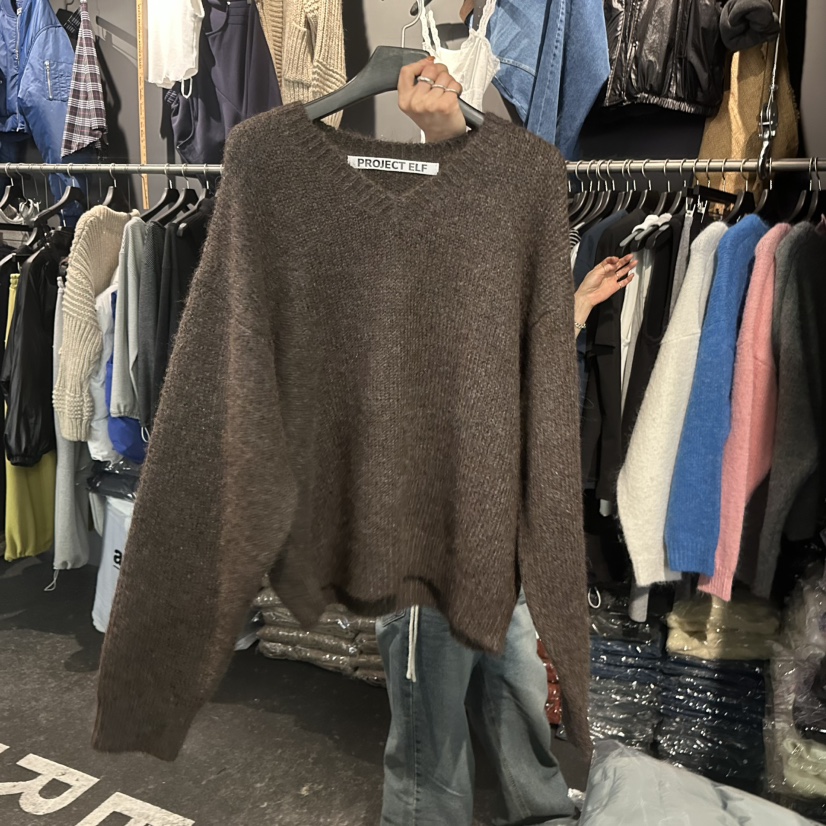 ELF-L韓國代購㊣女士新品推薦熱賣時尚25秋冬休閑職業毛衣PROJECT ELF/ELF-L毛衣圖色5