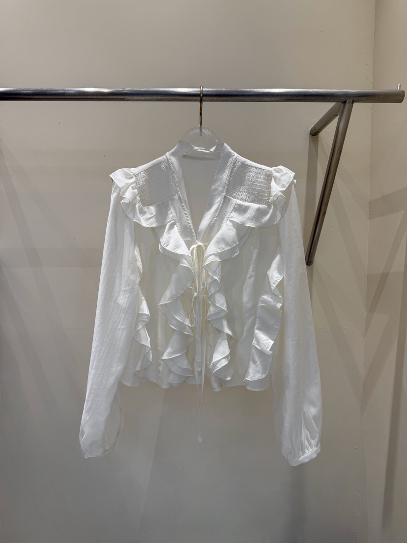 81 MARKET-L東大門㊣代購女裝新款休閑25秋冬人氣襯衫蕾絲衫81 MARKET-L襯衫/蕾絲衫圖色1