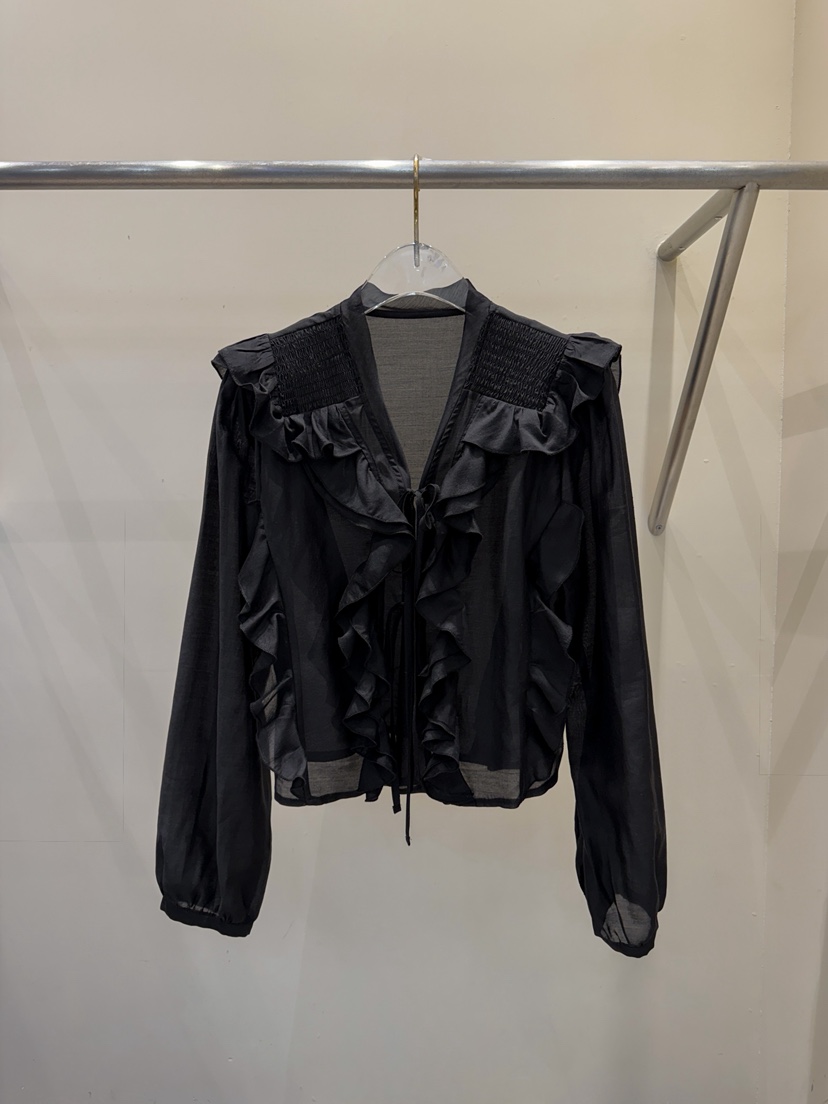 81 MARKET-L東大門㊣代購女裝新款休閑25秋冬人氣襯衫蕾絲衫81 MARKET-L襯衫/蕾絲衫圖色3