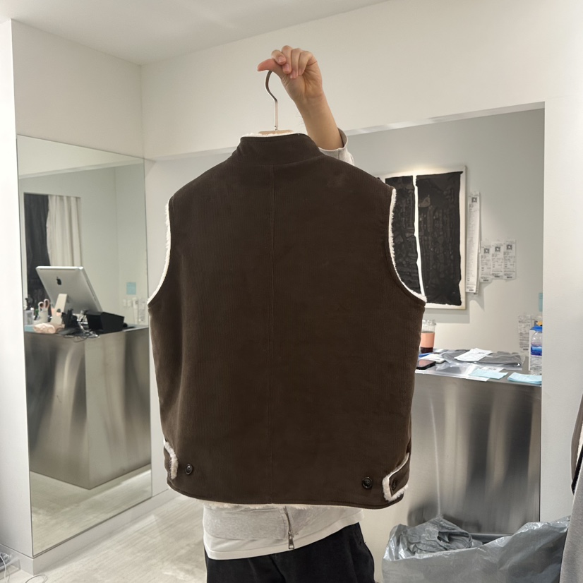 HAUTTE-P韓國直郵㊣女裝新品時尚職業休閑25秋冬熱賣馬甲皮草HAUTTE馬甲