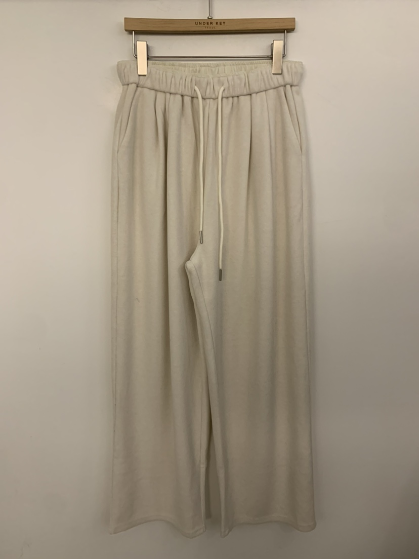 UNDER KEY韓國代購㊣女士新品時尚職業休閑熱賣休閑褲羊毛UNDER KEY休閑褲圖色1