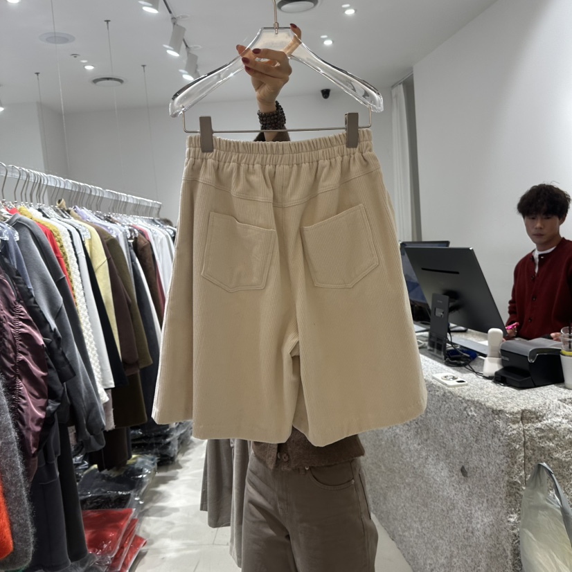 NEROLI 36韓國直郵㊣女裝新品休閑25秋冬推薦職業短褲拉絨NEROLI 36短褲