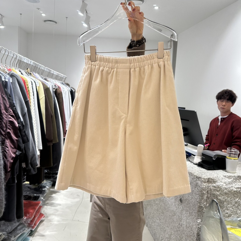 NEROLI 36韓國直郵㊣女裝新品休閑25秋冬推薦職業短褲拉絨NEROLI 36短褲圖色3