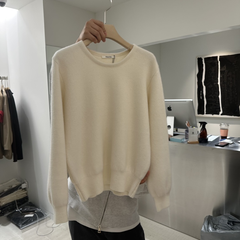 HAUTTE-P東大門㊣直郵女士新品人氣25秋冬職業推薦休閑針織衫HAUTTE針織衫圖色1