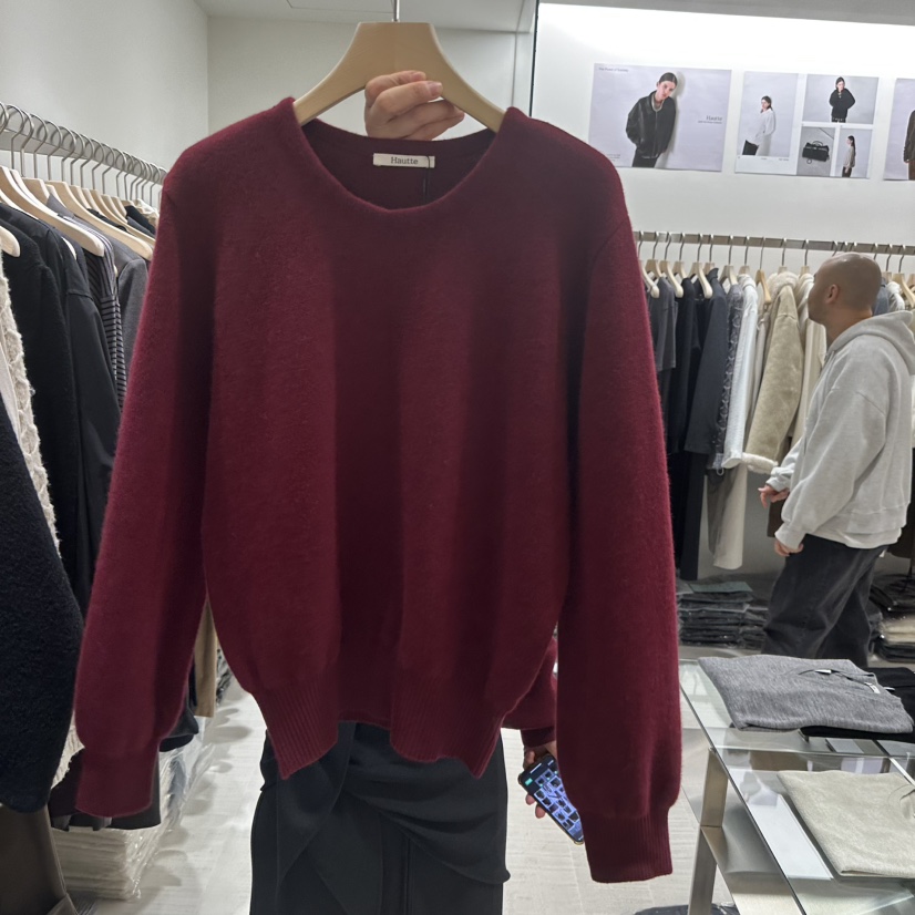 HAUTTE-P東大門㊣直郵女士新品人氣25秋冬職業推薦休閑針織衫HAUTTE針織衫圖色2