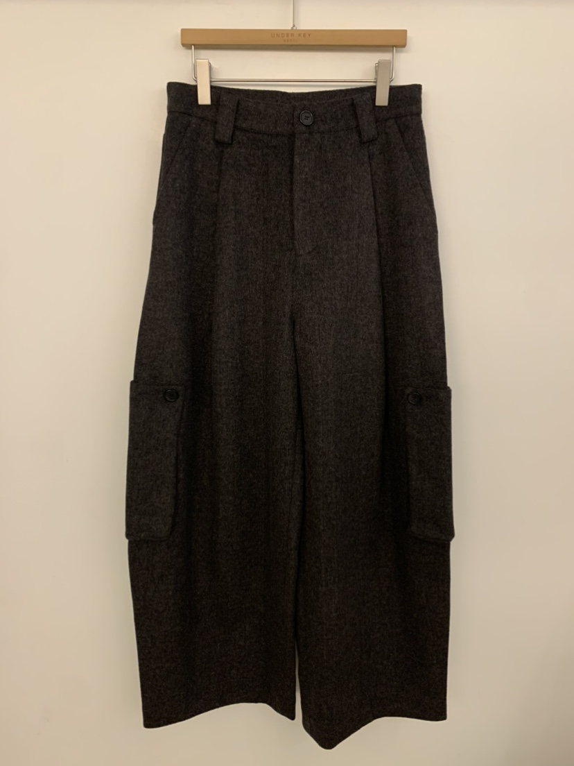UNDER KEY韓國代購㊣女士新品時尚人氣休閑熱賣職業休閑褲UNDER KEY休閑褲圖色1棕色