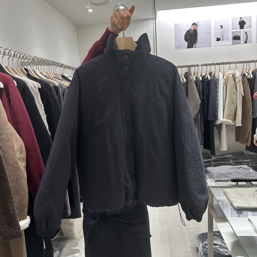 HAUTTE-P東大門㊣直郵女士新款25秋冬推薦時尚職業短款棉服HAUTTE短款棉服圖色2黑色