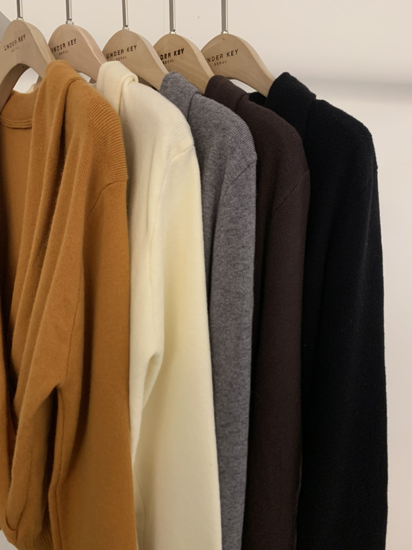 UNDER KEY韓國代購㊣女士新品推薦休閑職業時尚人氣針織衫UNDER KEY針織衫