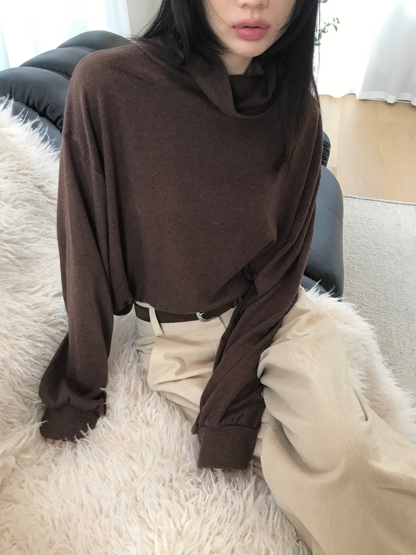 ME MO韓國直郵㊣女裝新品時尚熱賣職業人氣25秋冬推薦長袖T恤ME MO長袖T恤