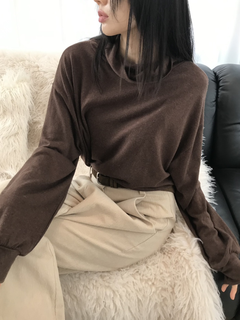 ME MO韓國直郵㊣女裝新品時尚熱賣職業人氣25秋冬推薦長袖T恤ME MO長袖T恤圖色2