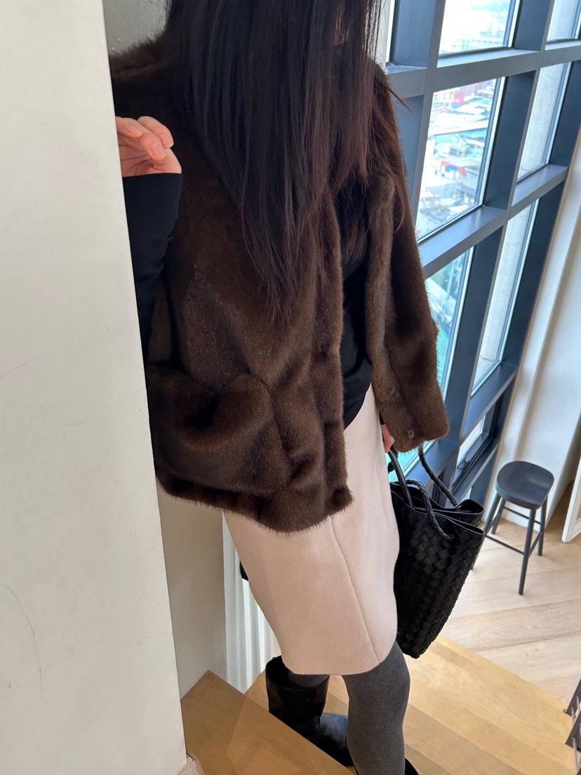 ME MO東大門㊣實拍女士新品推薦25秋冬職業馬甲不含內搭貂皮ME MO馬甲