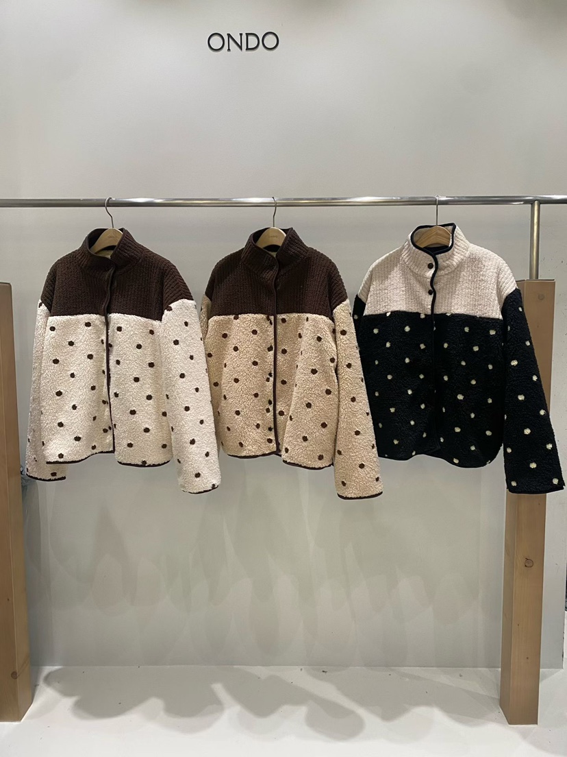 ONDO-P韓國代購㊣女士新品休閑人氣職業推薦時尚熱賣夾克條紋ONDO-P夾克