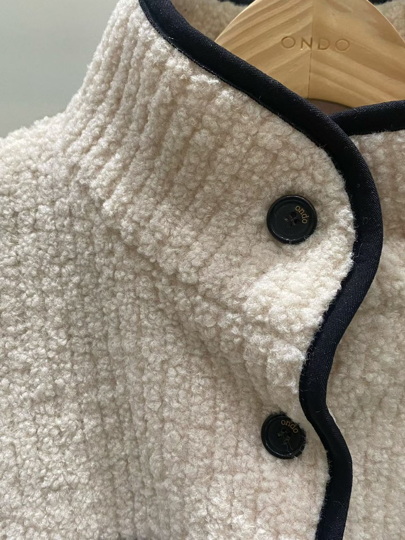 ONDO-P韓國代購㊣女士新品休閑人氣職業推薦時尚熱賣夾克條紋ONDO-P夾克