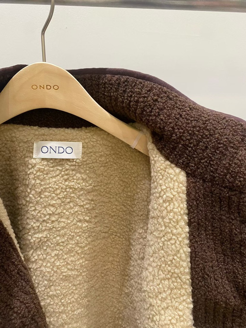 ONDO-P韓國代購㊣女士新品休閑人氣職業推薦時尚熱賣夾克條紋ONDO-P夾克