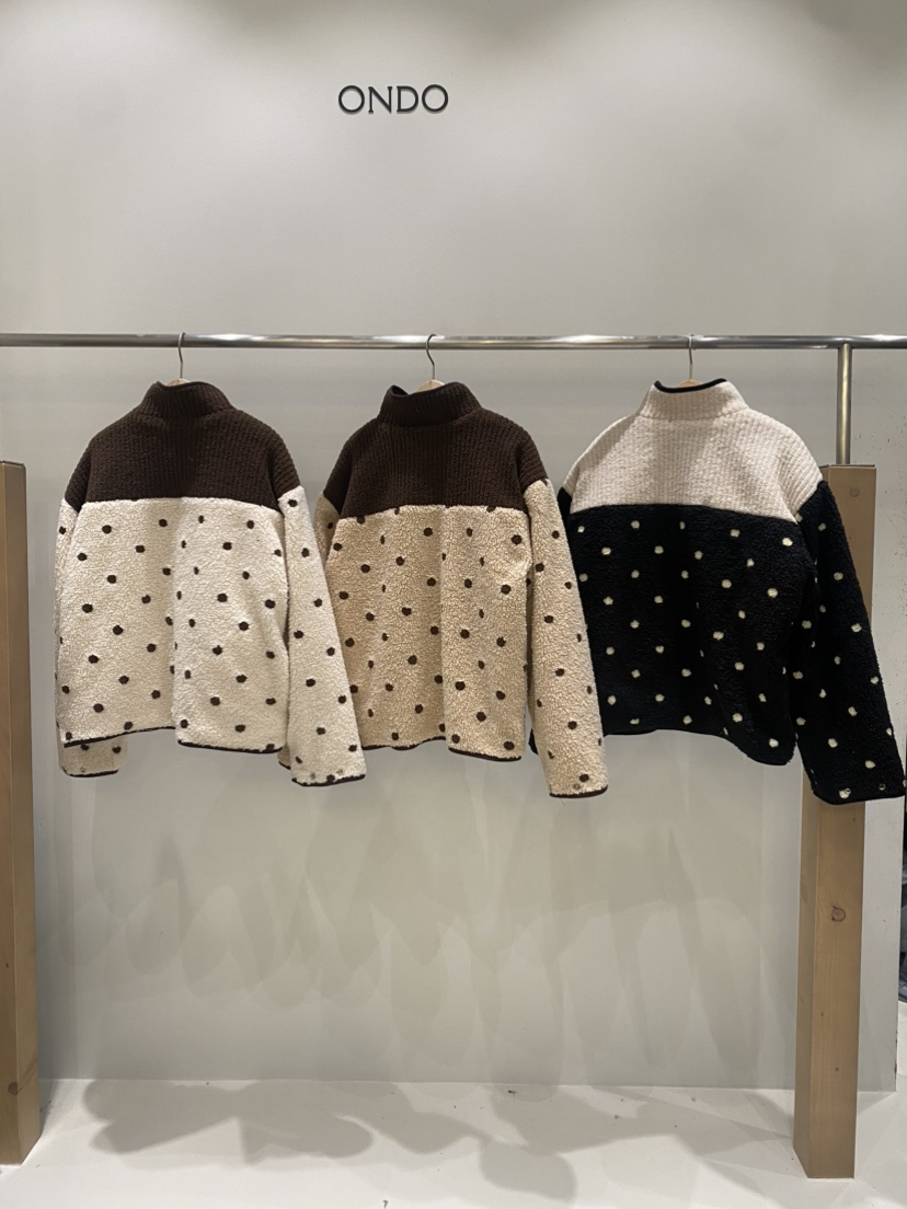 ONDO-P韓國代購㊣女士新品休閑人氣職業推薦時尚熱賣夾克條紋ONDO-P夾克