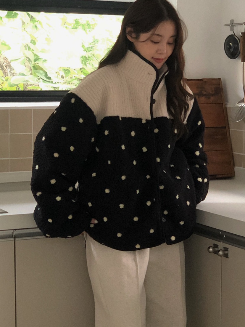 ONDO-P韓國代購㊣女士新品休閑人氣職業推薦時尚熱賣夾克條紋ONDO-P夾克