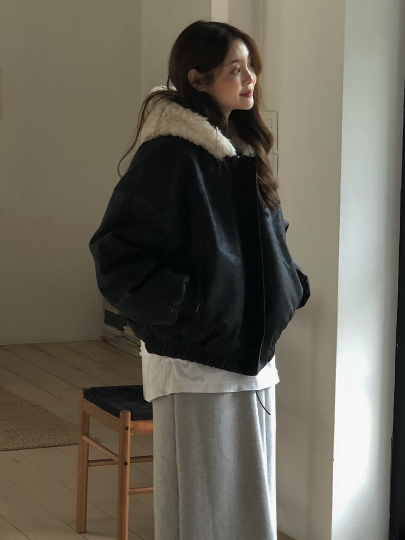 ONDO-P東大門㊣直郵女裝新款時尚休閑熱賣人氣夾克毛絨連帽ONDO-P夾克