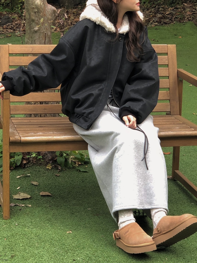 ONDO-P東大門㊣直郵女裝新款時尚休閑熱賣人氣夾克毛絨連帽ONDO-P夾克