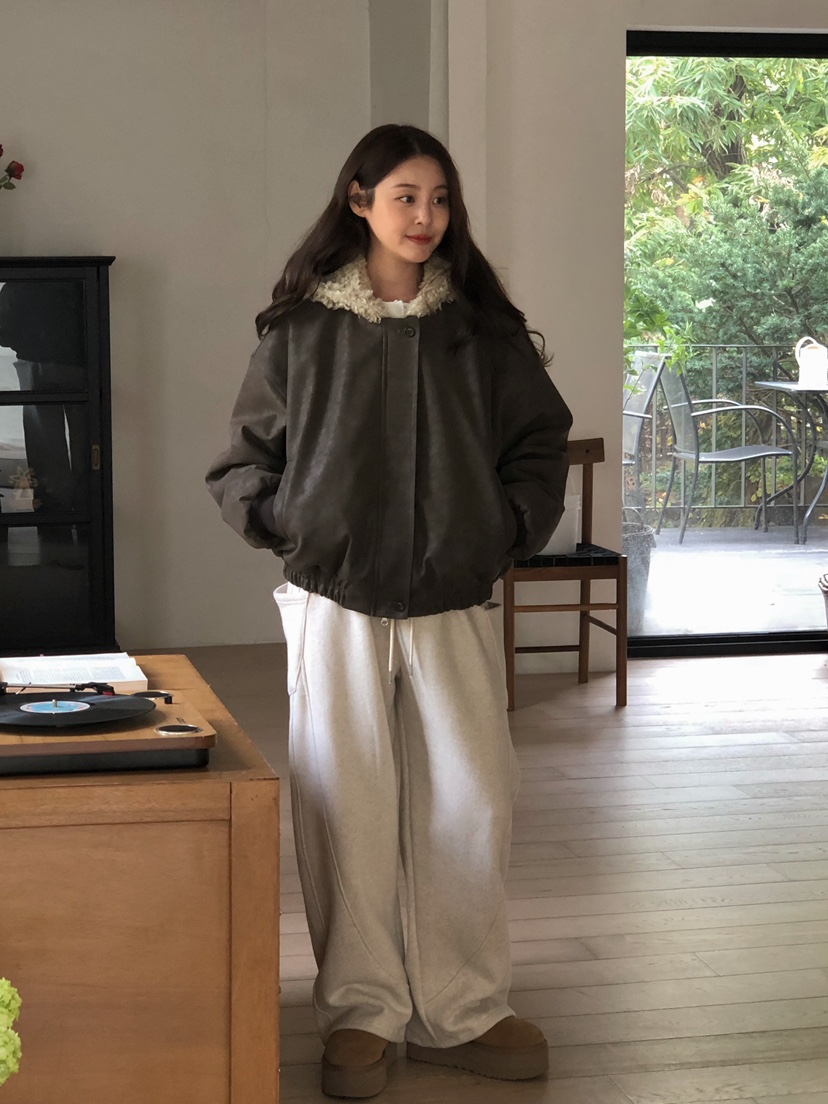 ONDO-P東大門㊣直郵女裝新款時尚休閑熱賣人氣夾克毛絨連帽ONDO-P夾克