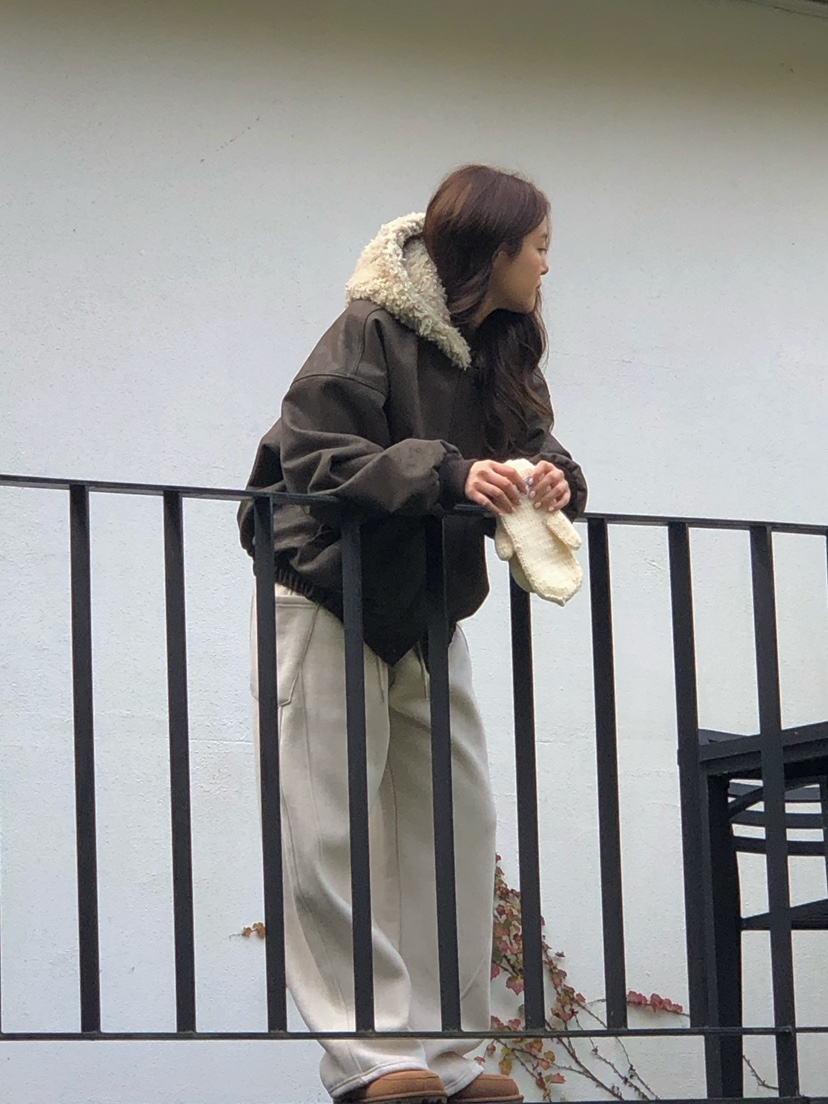 ONDO-P東大門㊣直郵女裝新款時尚休閑熱賣人氣夾克毛絨連帽ONDO-P夾克