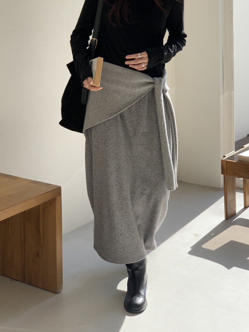 BAKING POWDER東大門㊣直郵女士新品時尚推薦休閑25秋冬長裙BAKING POWDER長裙