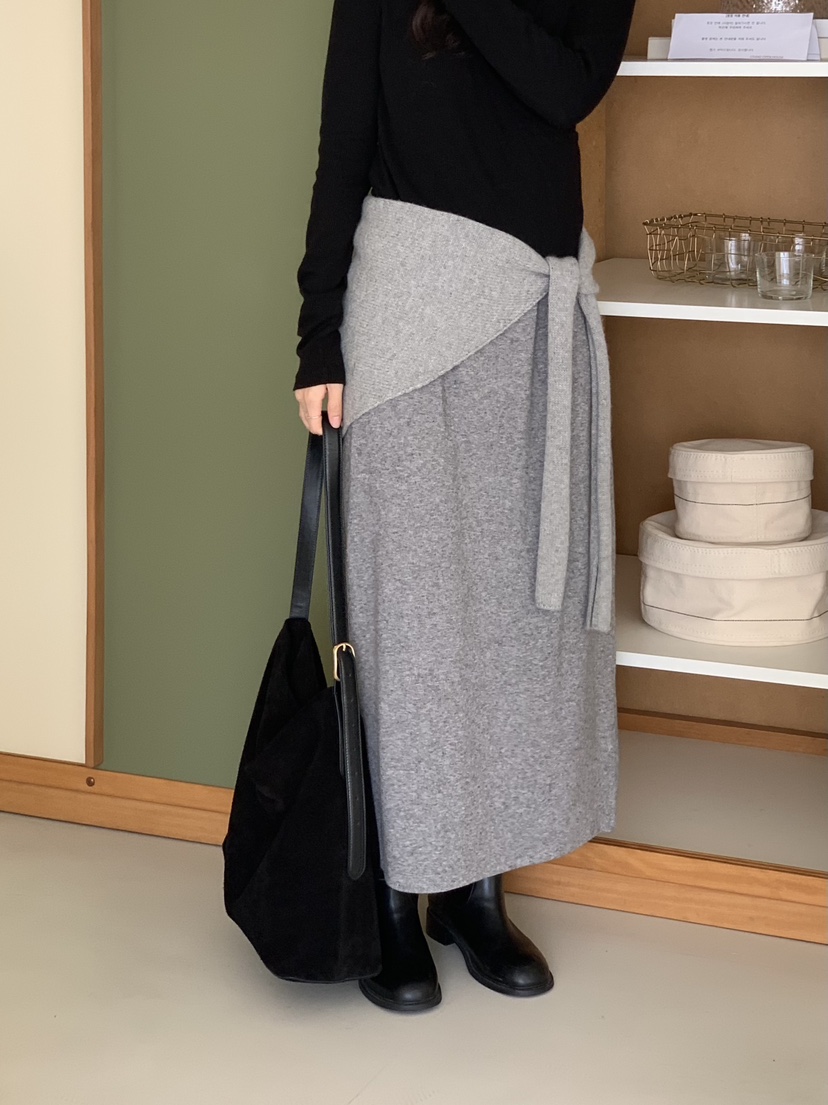 BAKING POWDER東大門㊣直郵女士新品時尚推薦休閑25秋冬長裙BAKING POWDER長裙