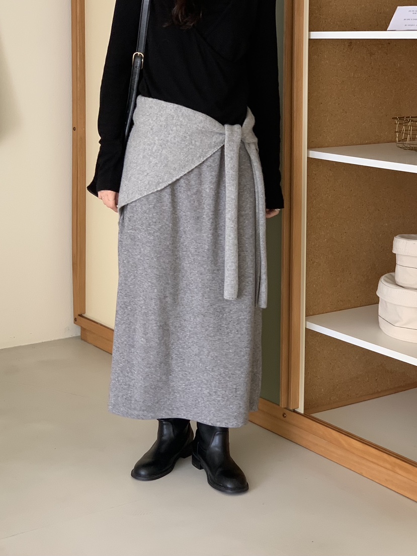 BAKING POWDER東大門㊣直郵女士新品時尚推薦休閑25秋冬長裙BAKING POWDER長裙