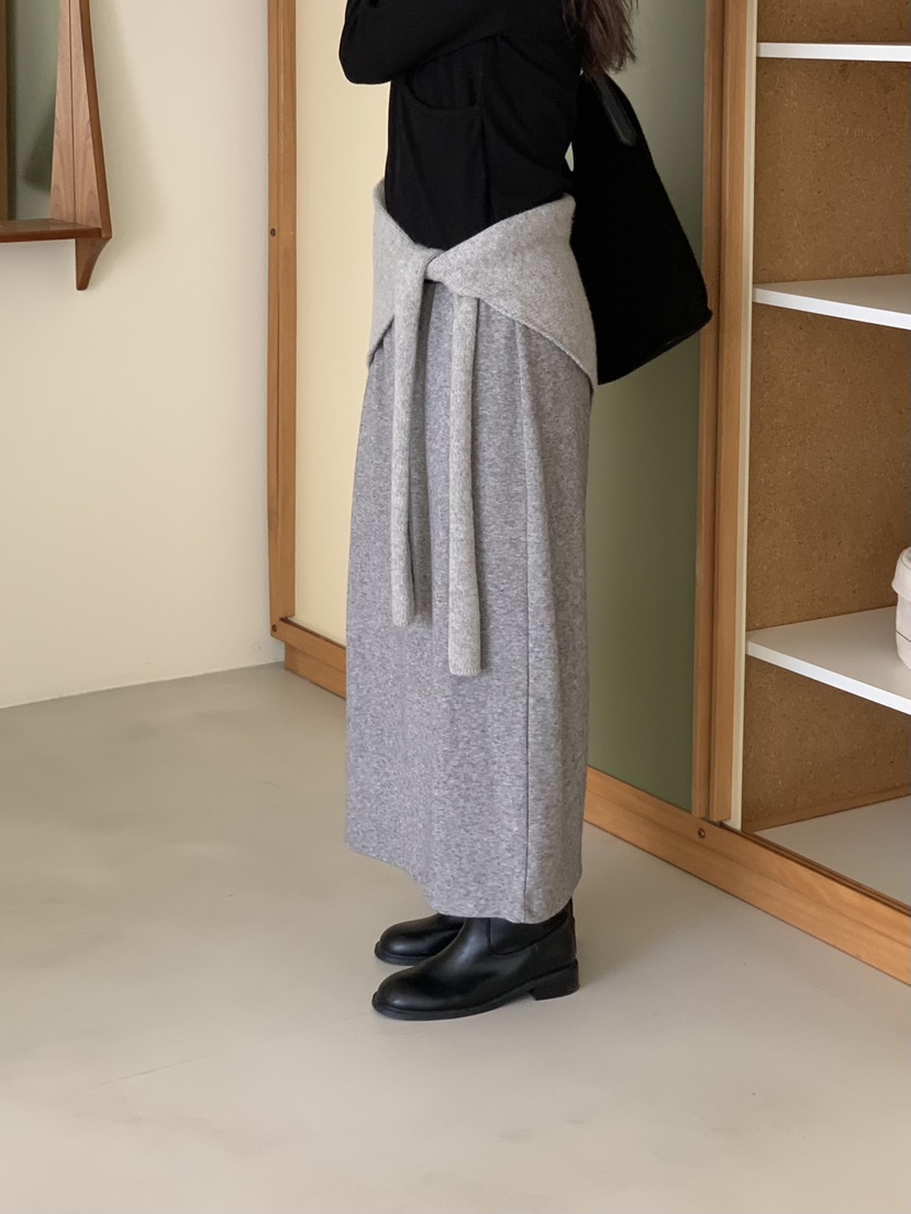 BAKING POWDER東大門㊣直郵女士新品時尚推薦休閑25秋冬長裙BAKING POWDER長裙