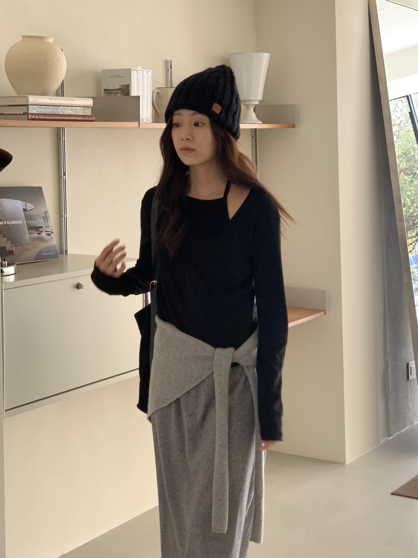 BAKING POWDER韓國直郵㊣女裝新款熱賣職業25秋冬休閑長袖T恤BAKING POWDER長袖T恤