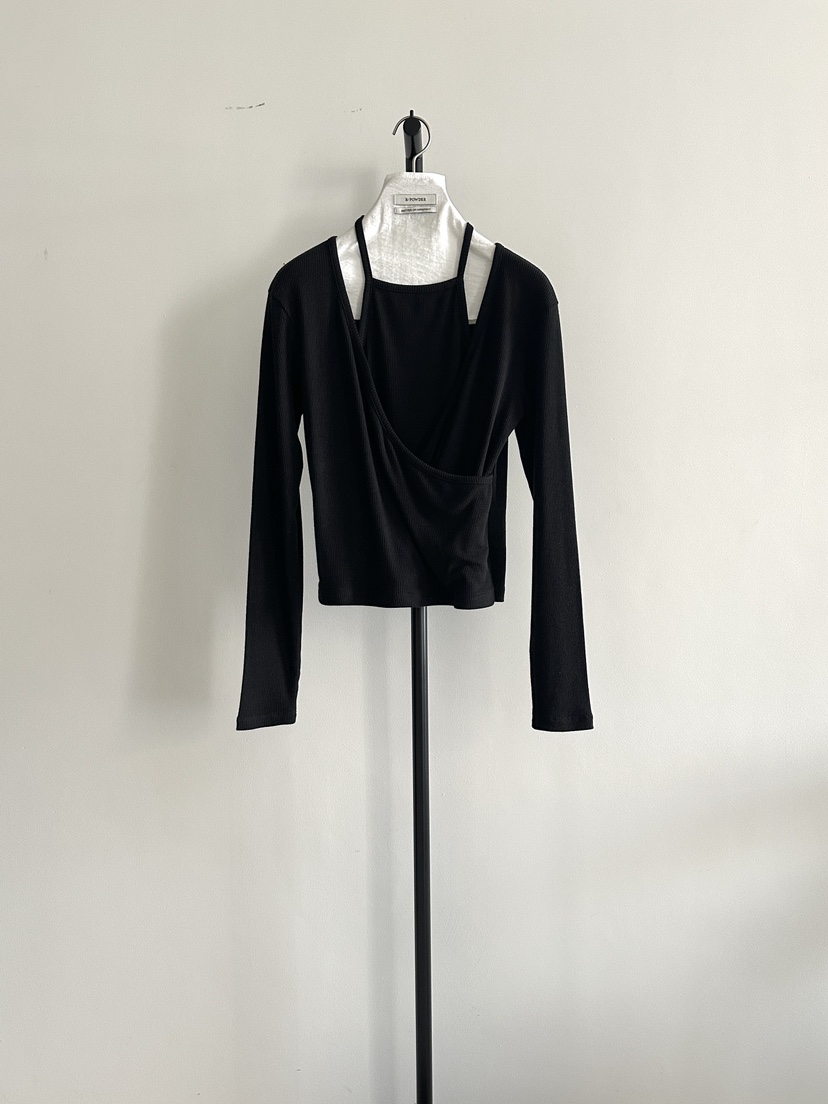 BAKING POWDER韓國直郵㊣女裝新款熱賣職業25秋冬休閑長袖T恤BAKING POWDER長袖T恤圖色3