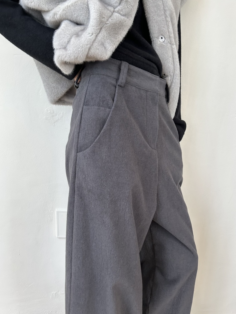 ME MO東大門㊣實拍女士新品職業時尚25秋冬休閑褲不含腰帶絨ME MO休閑褲