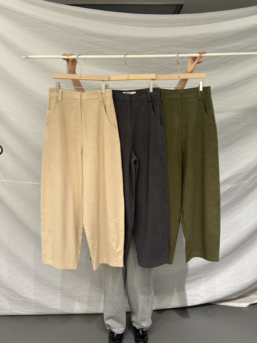 ME MO東大門㊣實拍女士新品職業時尚25秋冬休閑褲不含腰帶絨ME MO休閑褲