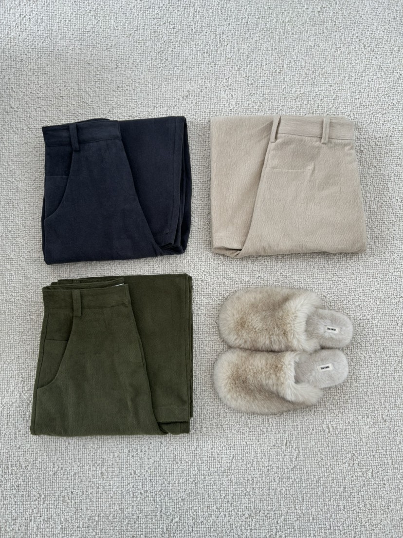 ME MO東大門㊣實拍女士新品職業時尚25秋冬休閑褲不含腰帶絨ME MO休閑褲