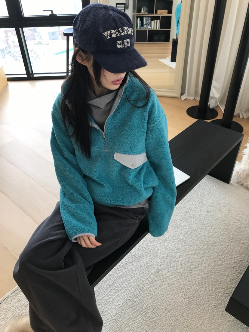 ME MO韓國代購㊣女裝新品休閑熱賣人氣職業推薦時尚衛衣羊毛ME MO衛衣