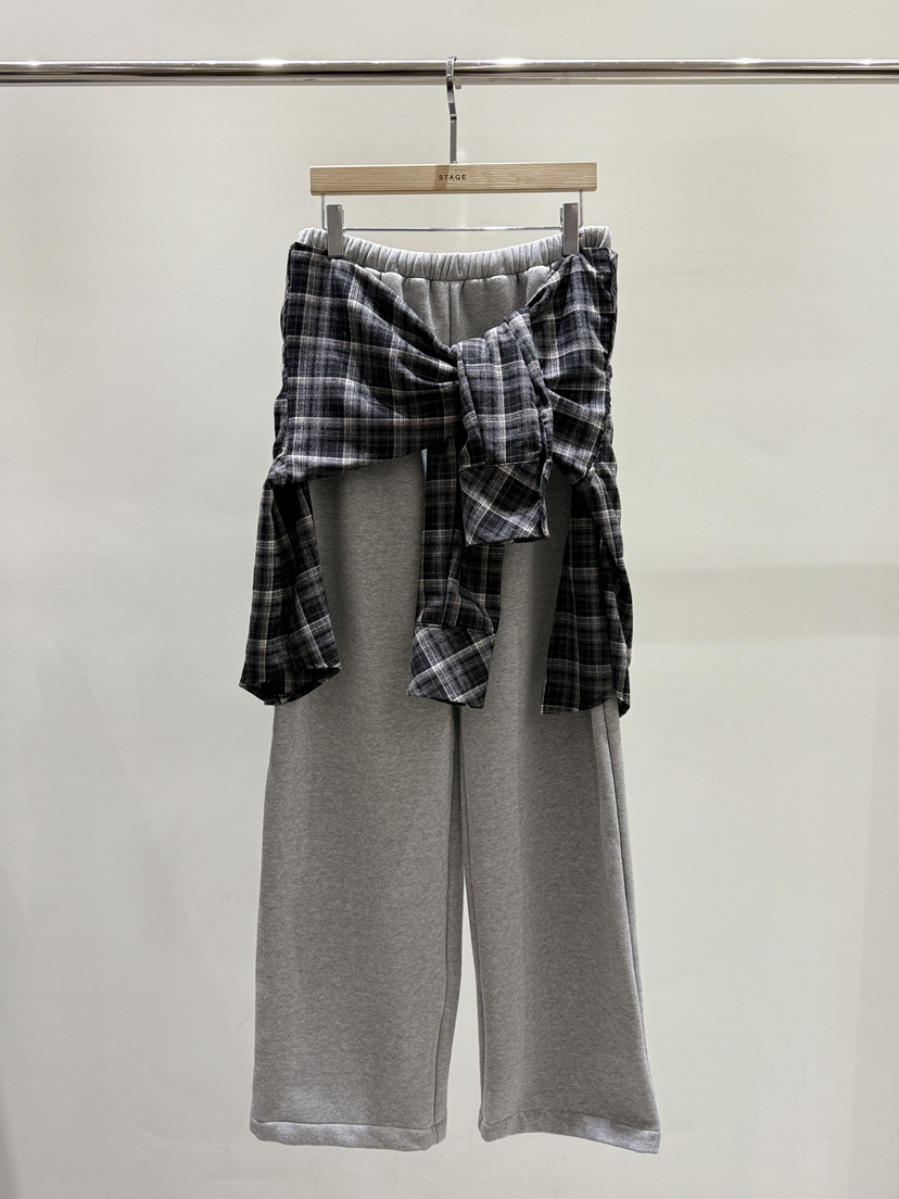 STAGE韓國代購㊣女裝新品熱賣時尚25秋冬人氣職業推薦休閑褲STAGE休閑褲圖色1