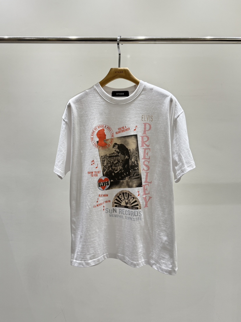 STAGE東大門㊣實拍女裝新款休閑時尚熱賣職業推薦25秋冬T恤STAGET恤圖色1