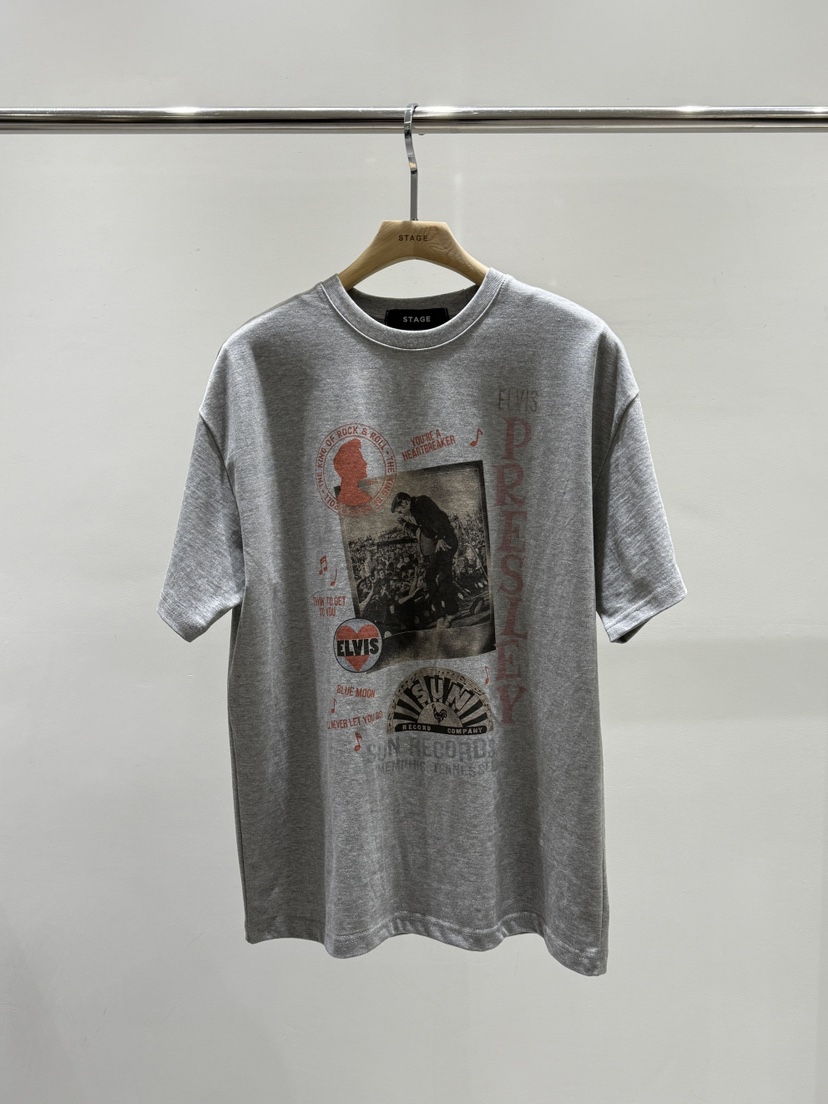 STAGE東大門㊣實拍女裝新款休閑時尚熱賣職業推薦25秋冬T恤STAGET恤圖色2