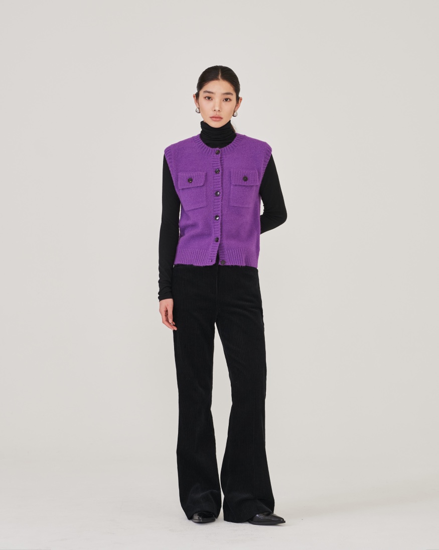 STAGE東大門㊣代購女裝新款職業推薦時尚熱賣人氣休閑25秋冬馬甲STAGE馬甲