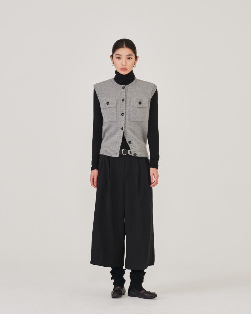 STAGE東大門㊣代購女裝新款職業推薦時尚熱賣人氣休閑25秋冬馬甲STAGE馬甲