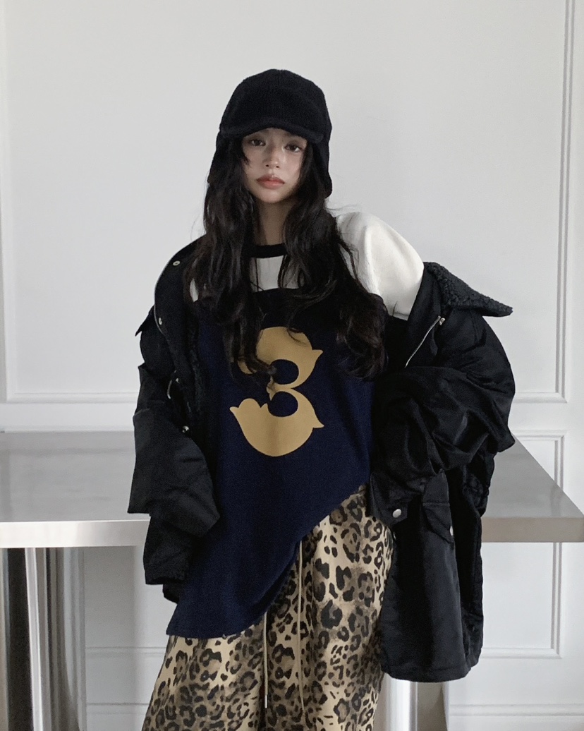 LIVE AID-P韓國直郵㊣女裝新款熱賣時尚休閑長款羽絨服狐貍LIVE AID-P長款羽絨服