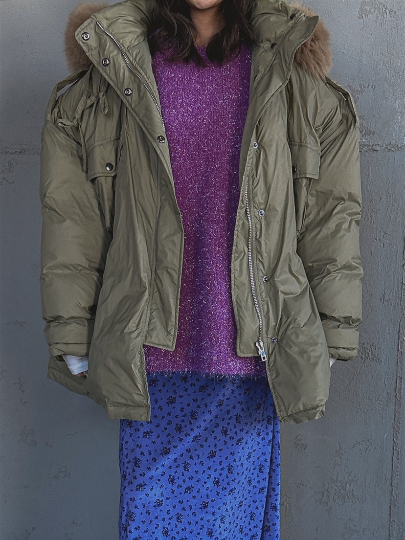 LIVE AID-P韓國直郵㊣女裝新款熱賣時尚休閑長款羽絨服狐貍LIVE AID-P長款羽絨服