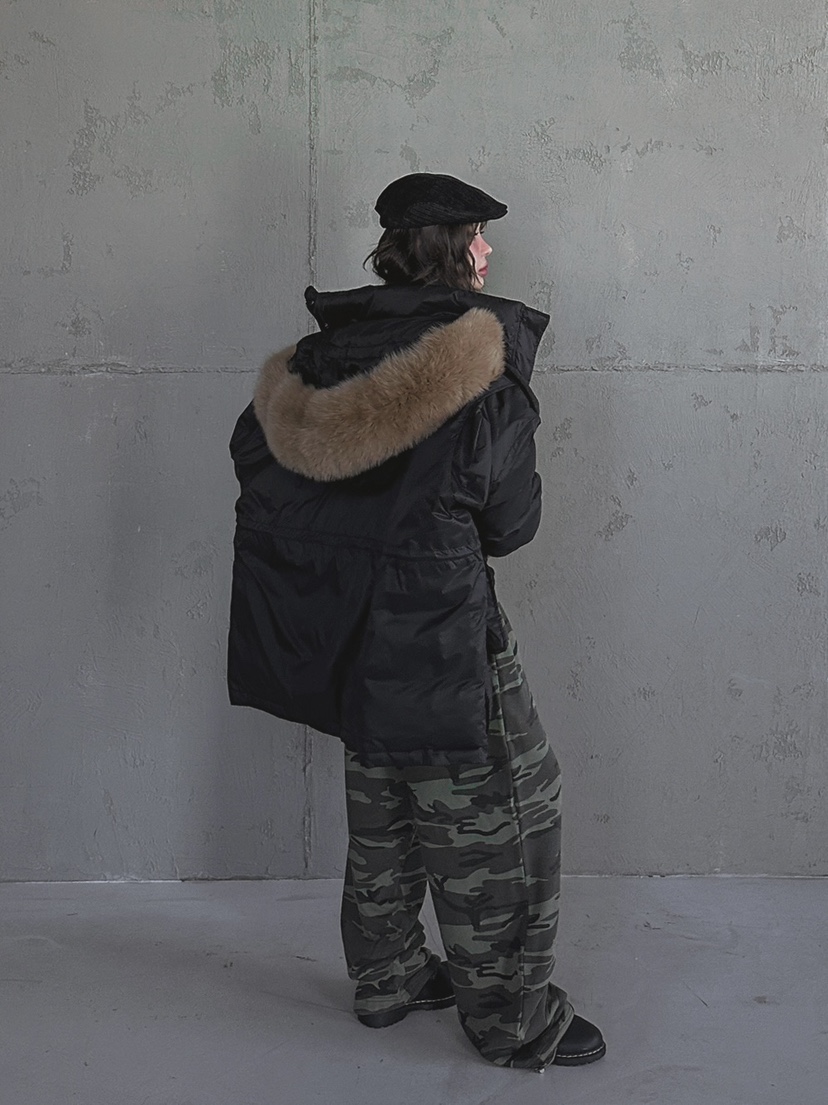 LIVE AID-P韓國直郵㊣女裝新款熱賣時尚休閑長款羽絨服狐貍LIVE AID-P長款羽絨服