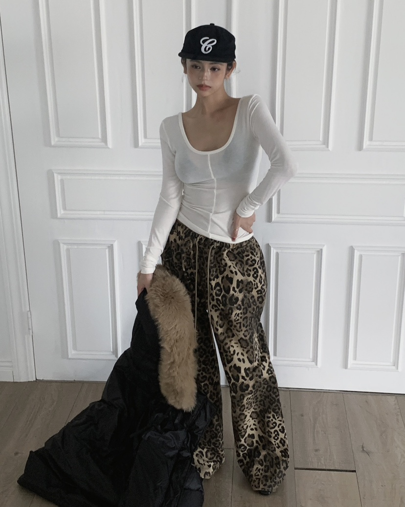 LIVE AID-P東大門㊣實拍女裝新品時尚職業25秋冬推薦休閑褲LIVE AID-P休閑褲