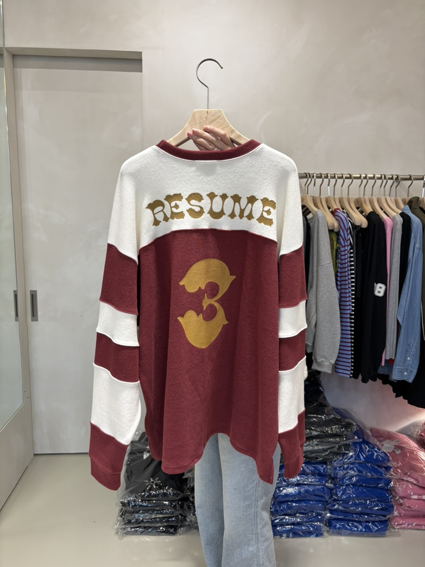 LIVE AID-P東大門㊣直郵女士新品25秋冬人氣休閑推薦長袖T恤LIVE AID-P長袖T恤