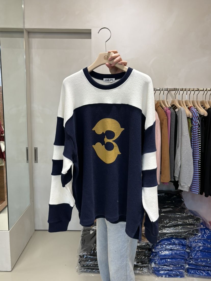 LIVE AID-P東大門㊣直郵女士新品25秋冬人氣休閑推薦長袖T恤LIVE AID-P長袖T恤圖色2